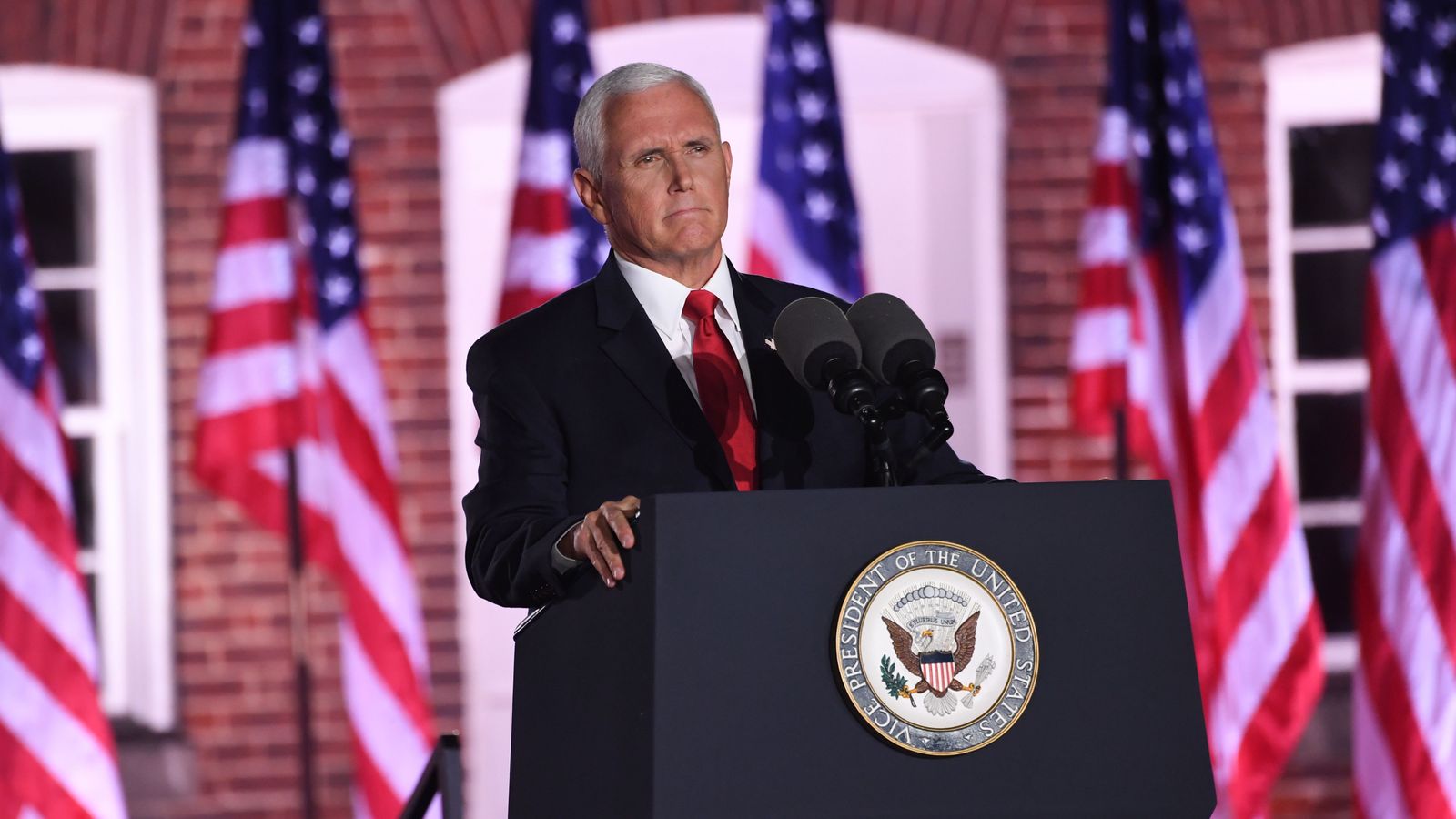 Vice president Pence demands law and order after police shootings ...