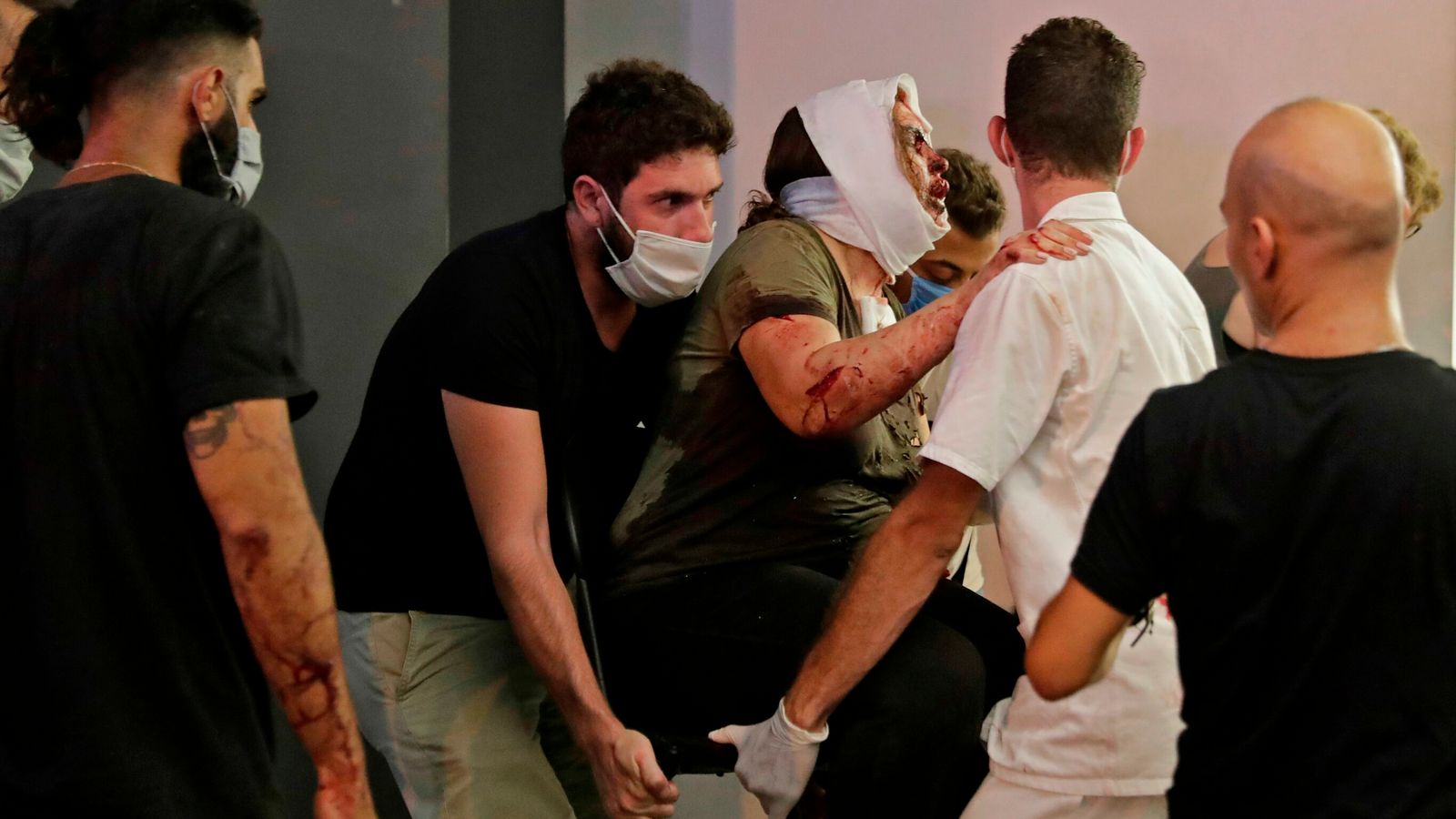 Beirut: Pictures Capture Huge Blast And Aftermath In Lebanese Capital ...