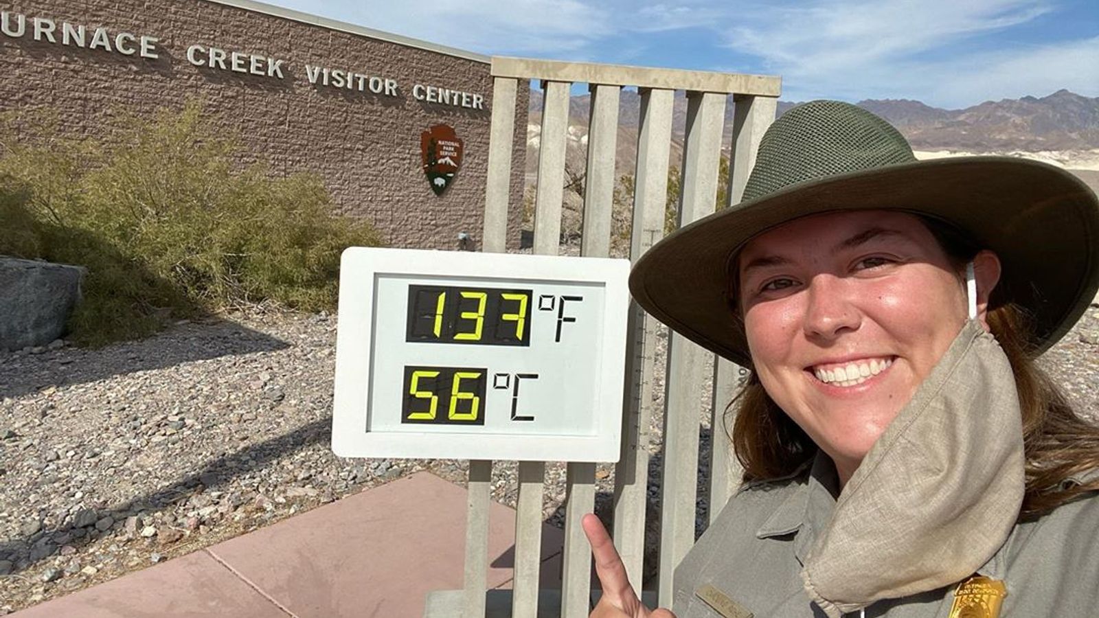 Death Valley temperature of 54.4C could be highest ever reliably recorded on Earth Climate