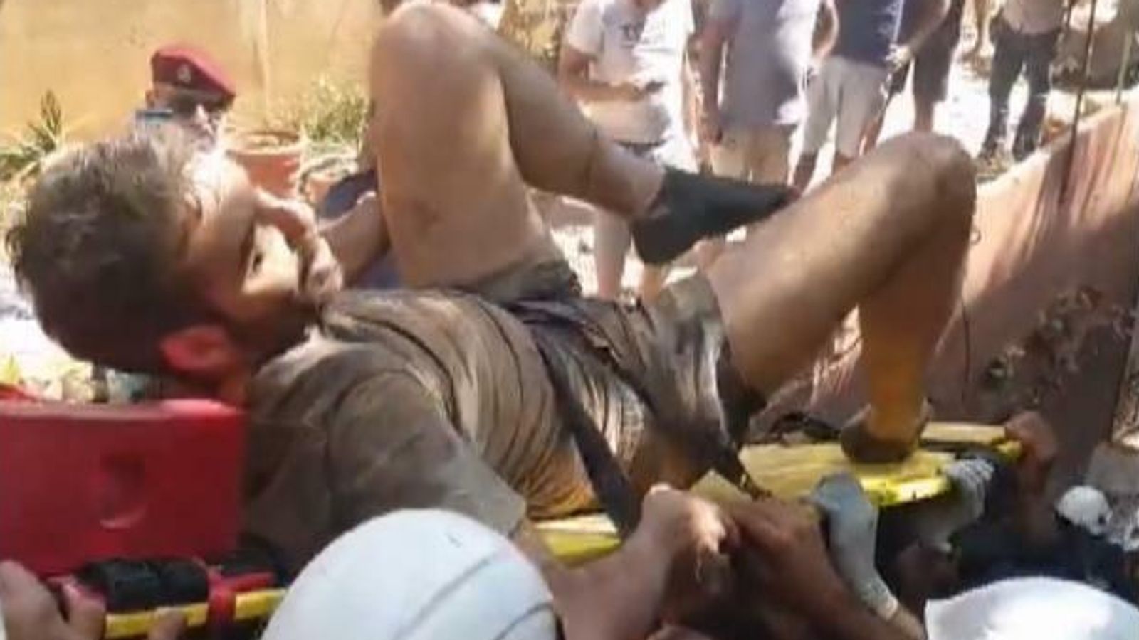Man rescued from rubble in Beirut
