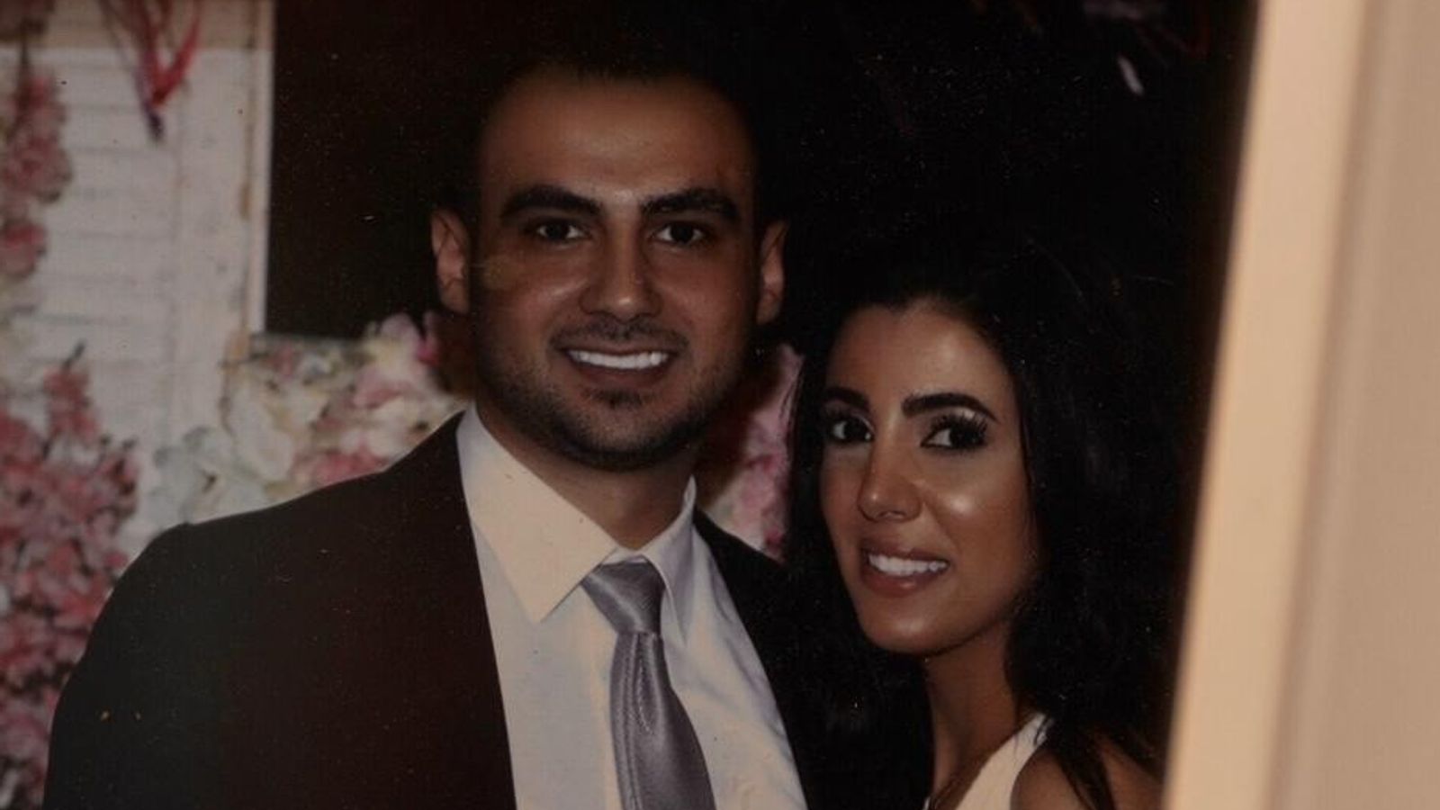 Sahar Fares dan tunangannya, Gilbert Karaan.