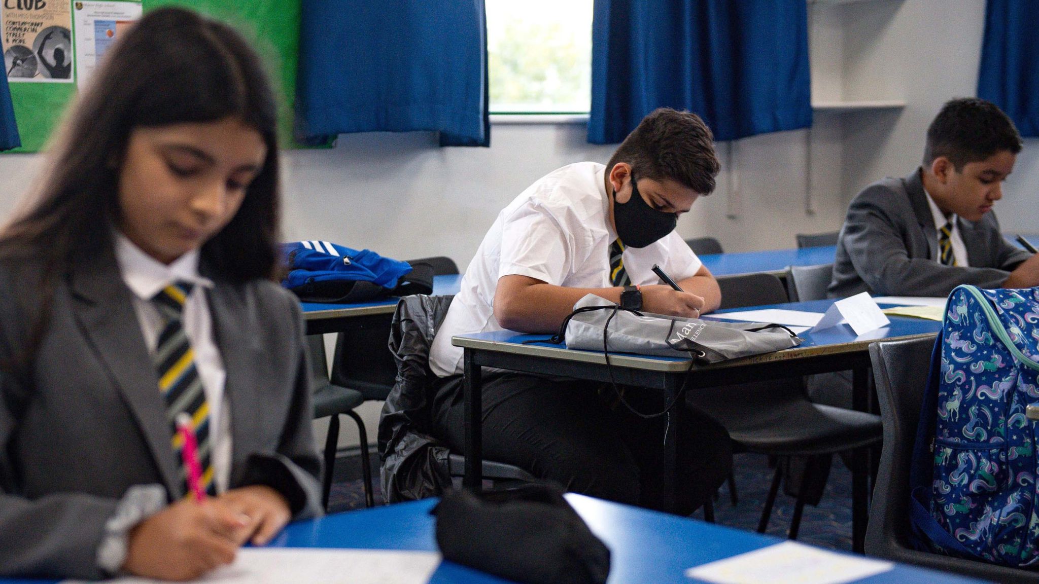 Face masks in schools Wales coverings in secondaries UK