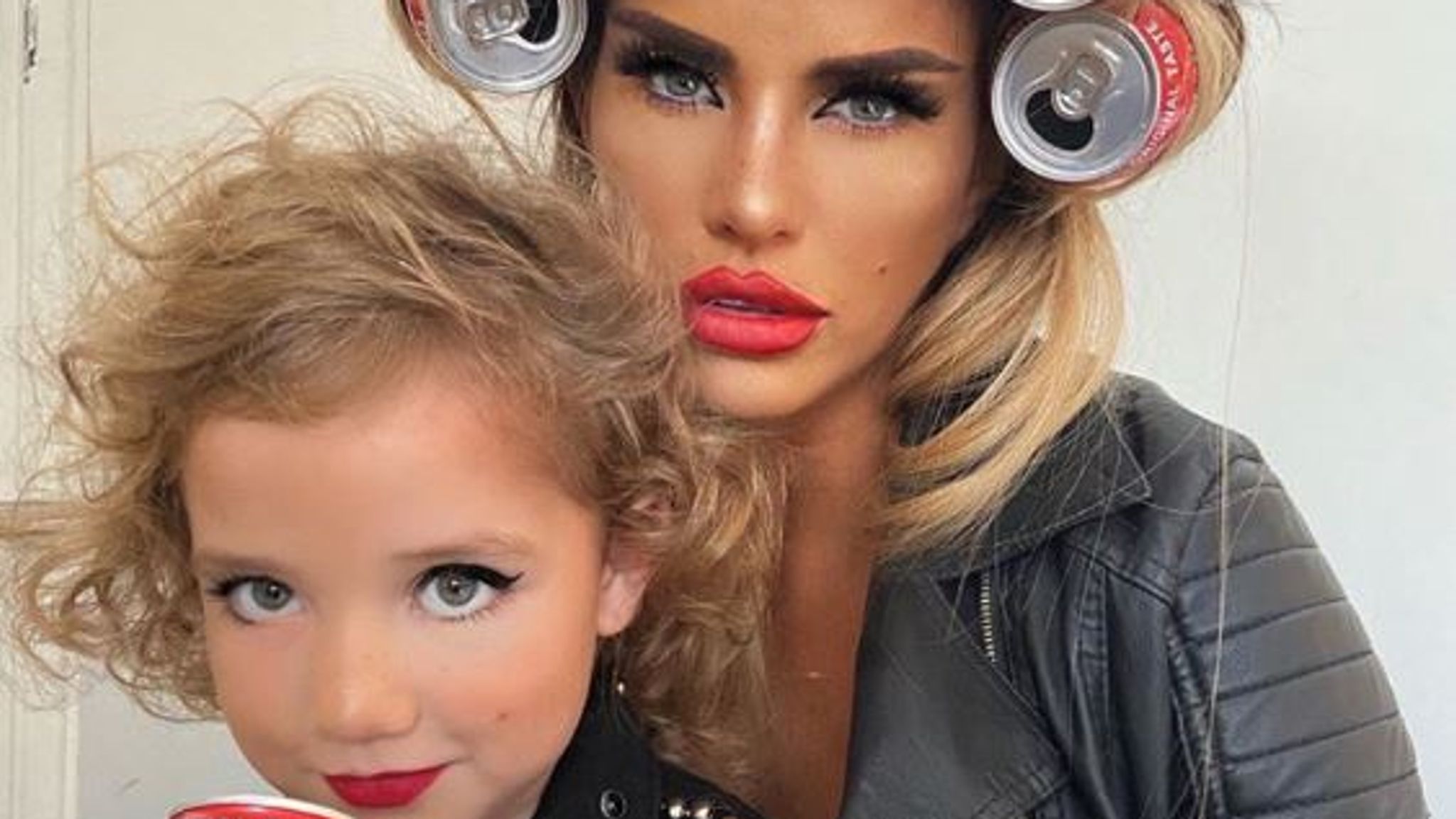 Katie Price Faces Backlash For Sharing Make Up Snaps Of Six Year Old Daughter Ents Arts News Sky News