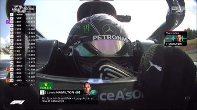 Hamilton wins fifth Spanish GP