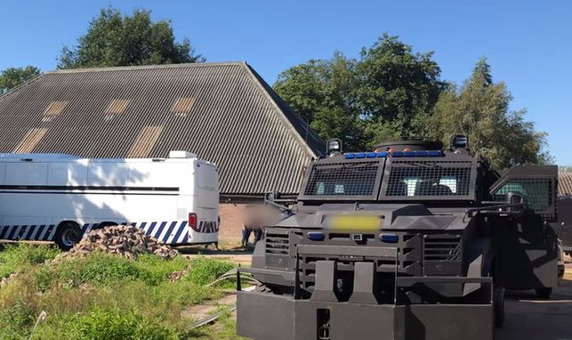 Police arrest 17 after raiding largest cocaine factory ever found in Netherlands