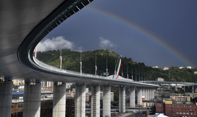 Genoa replacement bridge inaugurated despite boycott by victims' families