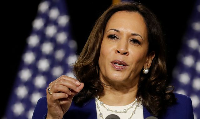 Kamala Harris takes aim at Donald Trump in first speech as Joe Biden's running mate