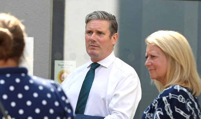 Labour leader Sir Keir Starmer hits out at 'complete fiasco' of last-minute A-level and GCSE assessment changes in England
