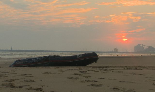 Terrified migrants who paid thousands for boat to UK left stranded in Channel after running out of fuel