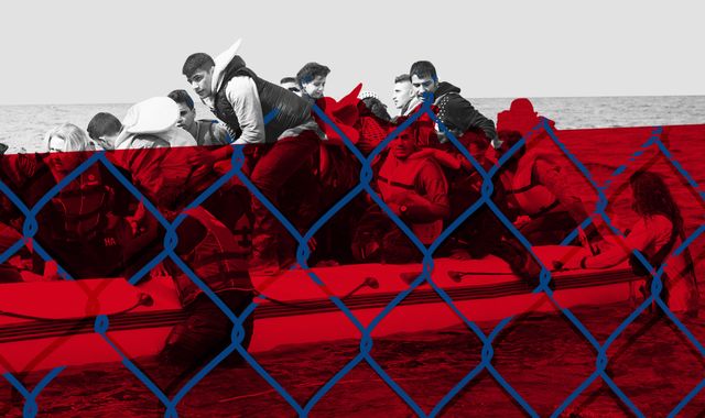 How many people are crossing the Channel compared with previous years and which countries are they from?