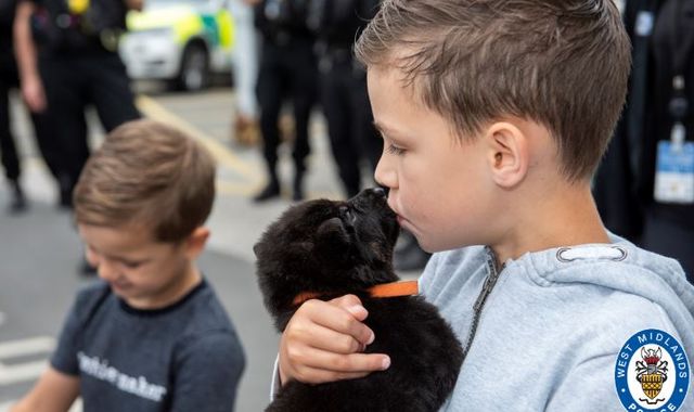 Boy, 8, realises 'bucket list' wish of being police officer for a day