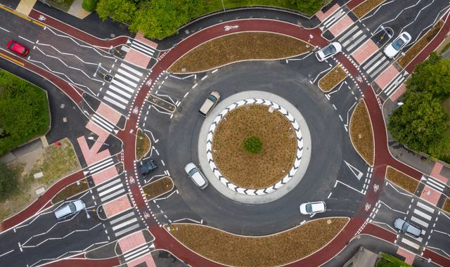 PR disaster for £2.3m roundabout as car crashes before official opening