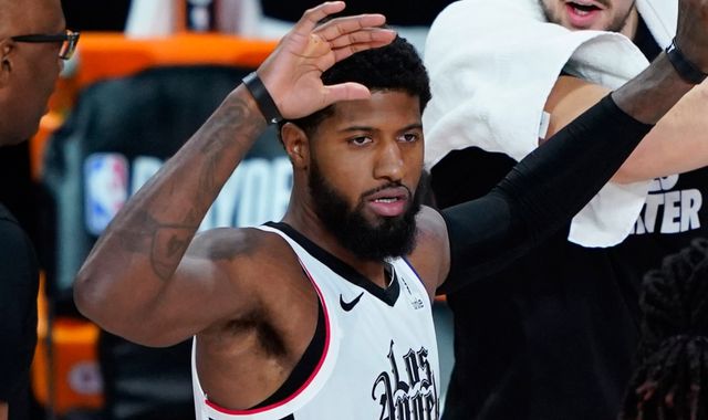 Paul George Fires For 35 Points To Lead Clippers To Game 5 Blow Out Win Over Mavericks Wire Fm Playing The Greatest Hits