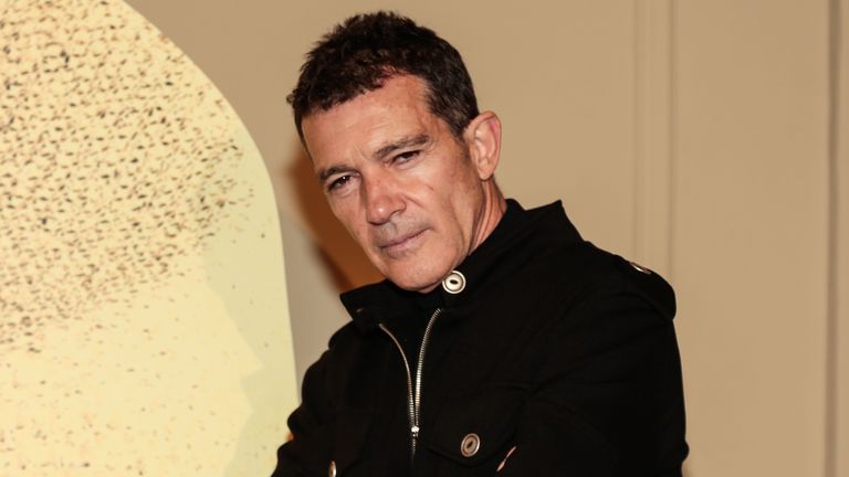 BARCELONA, SPAIN - FEBRUARY 21: Producer Antonio Banderas attends 'A Chorus Line' Premiere at Teatre Tivoli on February 21, 2020 in Barcelona, Spain. (Photo by Miquel Benitez/Getty Images)