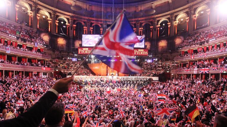 General view of the Royal Albert Hall in London during the Last Night of The Proms.