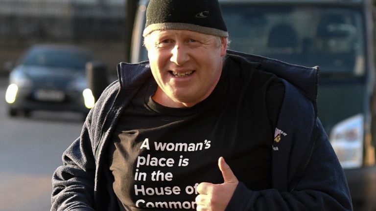 boris johnson running shirt