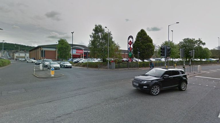 The toddler was hit at the junction of Eastgate and Eastgate Retail Park on 29 August. Pic: Google Streetview