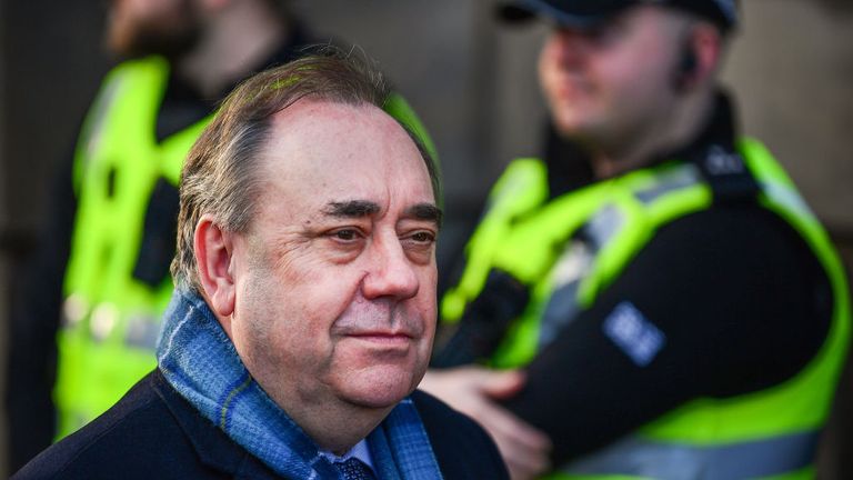 Alex Salmond was acquitted of sexual assault charges earlier this year 