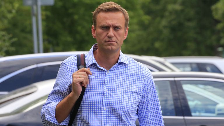 Russian opposition leader Alexei Navalny