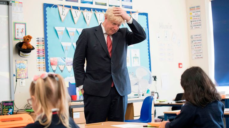 Boris Johnson is determined to see schools reopen next month