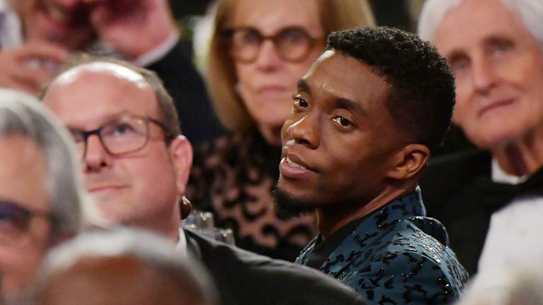 Chadwick Boseman attends the 47th AFI Life Achievement Award honoring Denzel Washington at Dolby Theatre on June 06, 2019 in Hollywood, California. (Photo by Amy Sussman/Getty Images for WarnerMedia) 610507
