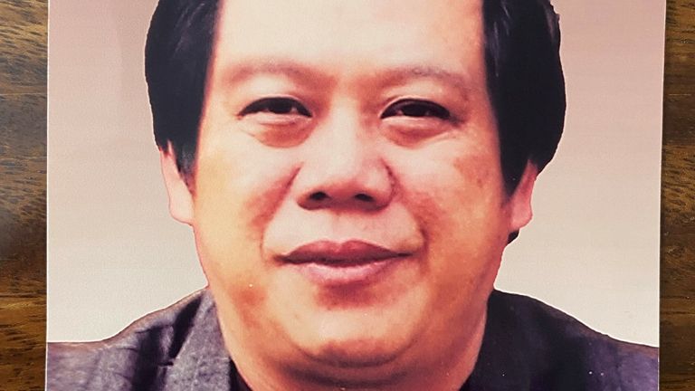 Zhao Lei&#39;s father (pictured) died of the virus in Wuhan in January 
