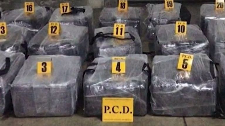 Cocaine haul seized by authorities in Costa Rica