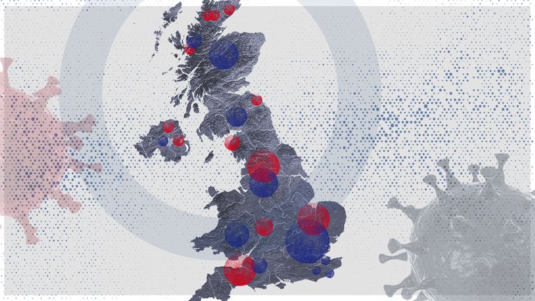 Coronavirus cases in the UK