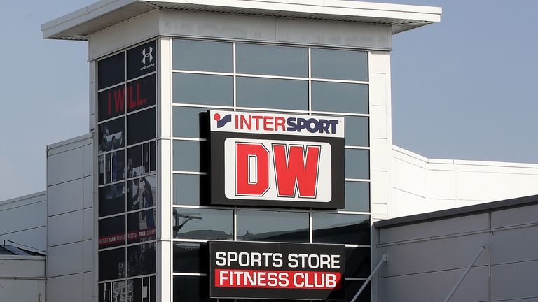 File photo dated 24/03/20 of a DW Sports store at Forge Retail Park in Telford, as the sports retailer and gym group said it is to tumble into administration, with 1,700 employees at risk. PA Photo. Issue date: Monday August 3, 2020. See PA story CITY DWSports. Photo credit should read: Nick Potts/PA Wire                                                                                                                                              