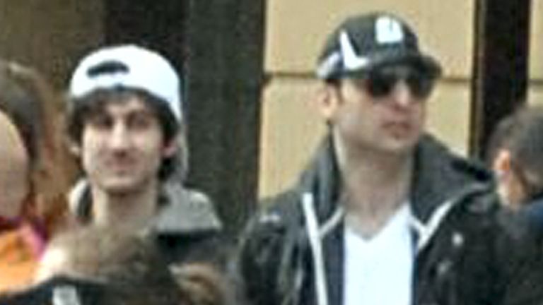 Dzhokhar Tsarnaev (L) and Tamerlan Tsarnaev