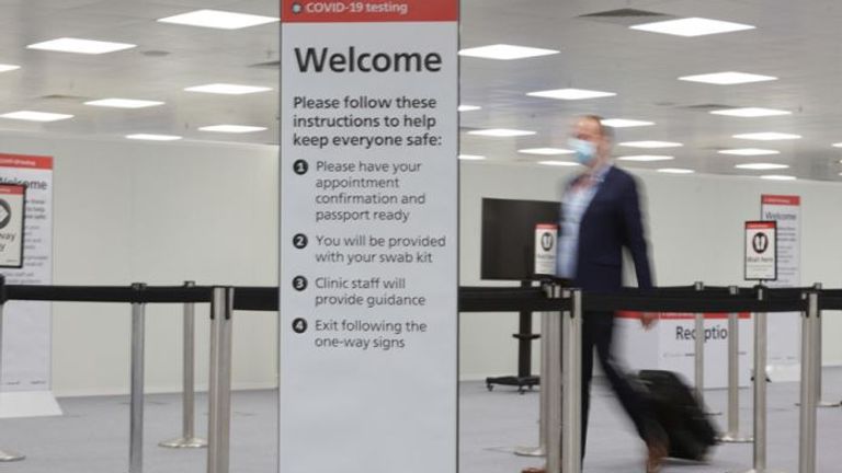 Heathow executives say a double-testing regime of passengers would help protect the economy. Pic: Heathrow Airport