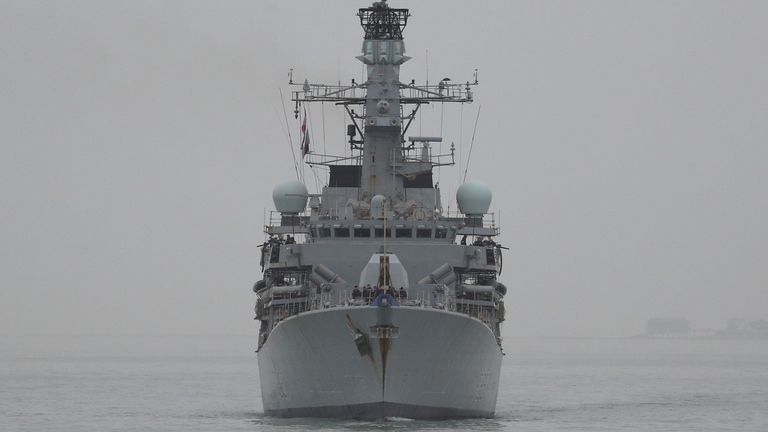 Nine Russian Warships Near Uk Escorted By Royal Navy And Nato Allies Uk News Sky News