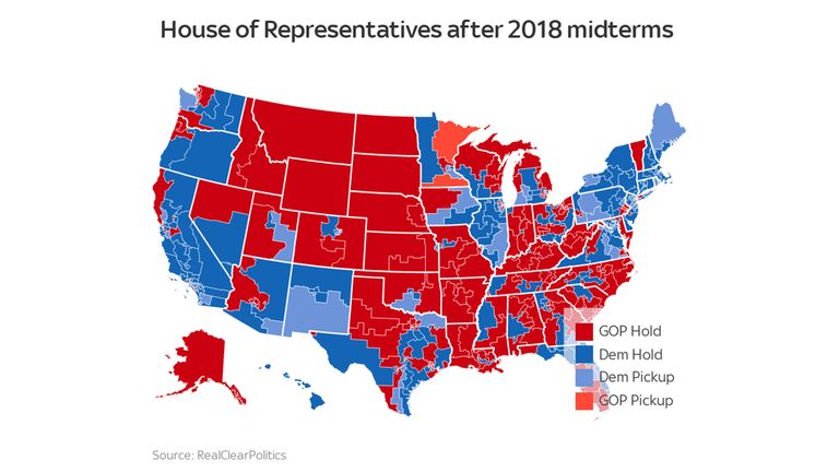 The result of the House of Representatives after the 2018 elections