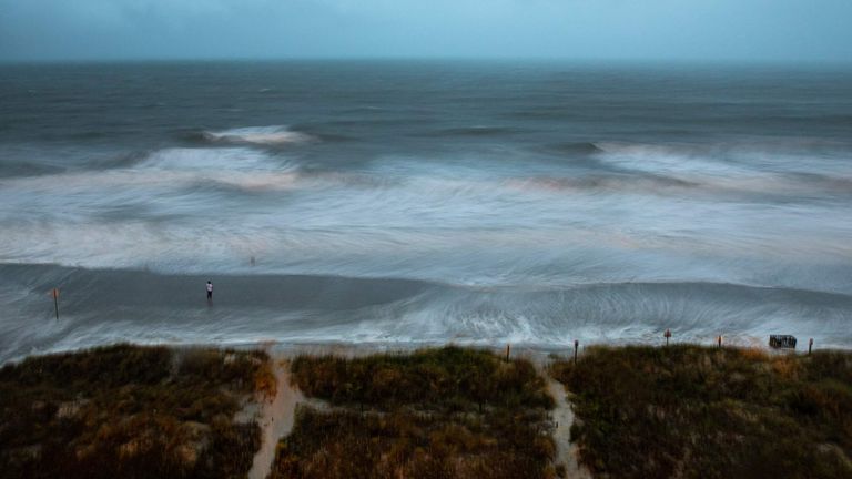 Hurricane Isaias approaches North Myrtle Beach, South Carolina