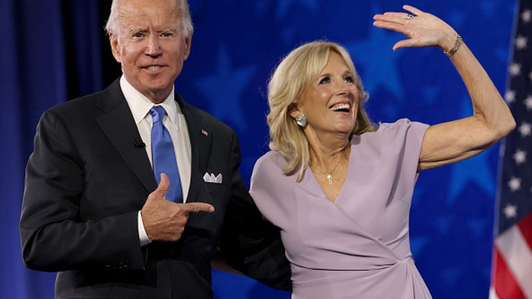 Mr Biden accused the president of lacking 'basic human compassion'