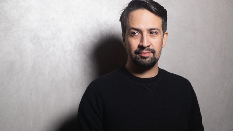 Lin-Manuel Miranda stars in the hit broadway show Hamilton