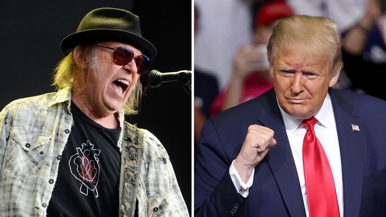Neil Young is suing the Trump campaign over the use of his songs