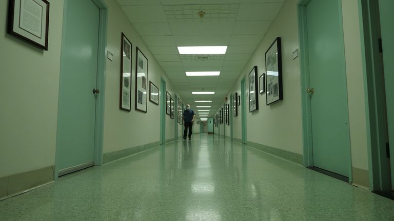 Sky News visited the St Vincent&#39;s Hospital in Westchester, New York