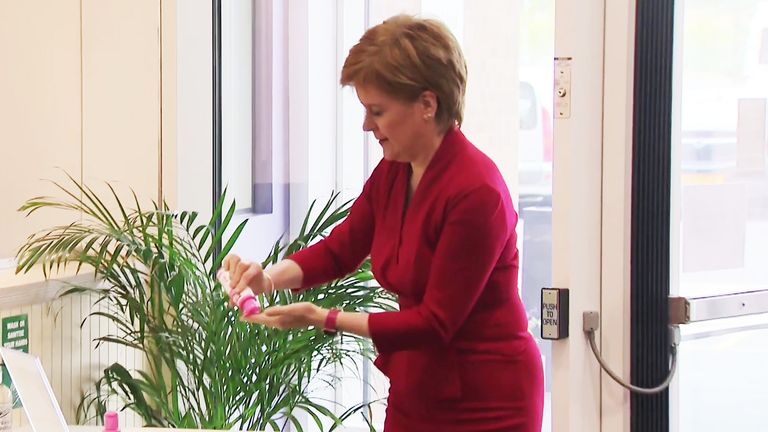 Scotland&#39;s first Minister Nicola Sturgeon