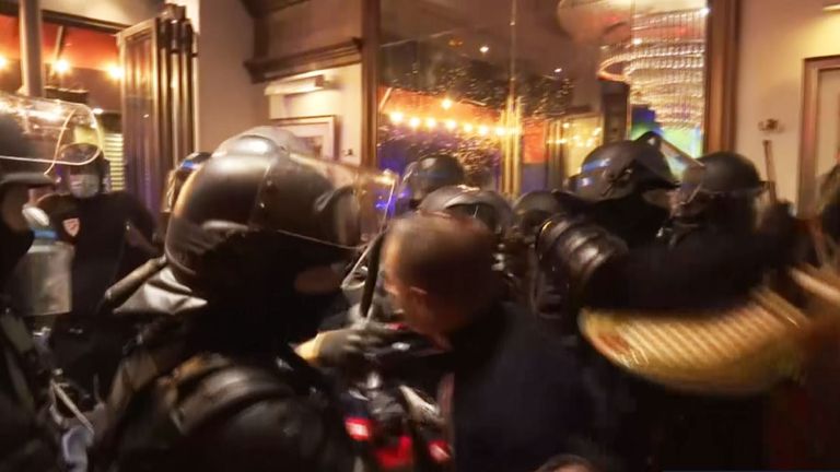 Anti-riot police storm Paris bar during Champions League final