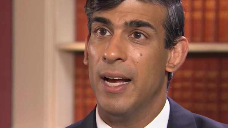 Rishi Sunak tells Ed Conway that the government is dealing with an unprecedented situation in coronavirus