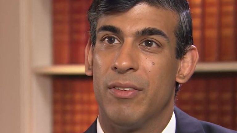 Rishi Sunak says that &#39;no one will be left without hope&#39; as UK enters biggest recession ever