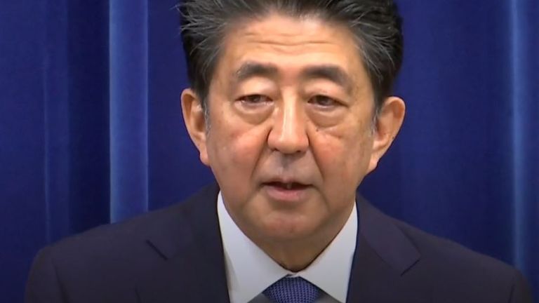 Shinzo Abe resigns as prime minister of Japan