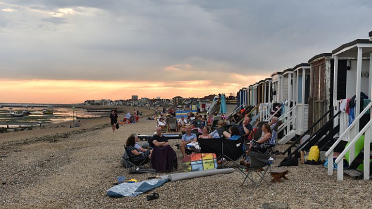 The weather is expected to turn on Monday