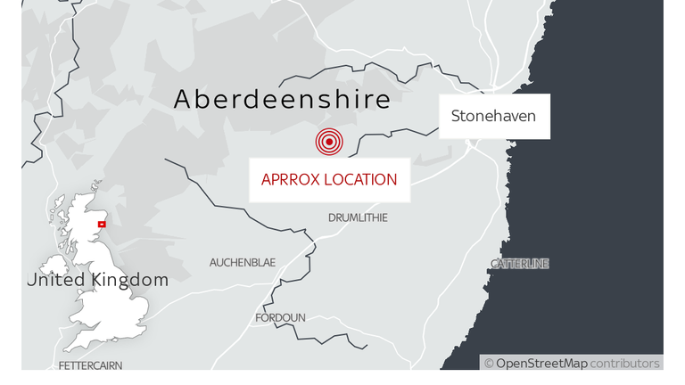 A ScotRail passenger train derailed near Stonehaven, Aberdeenshire