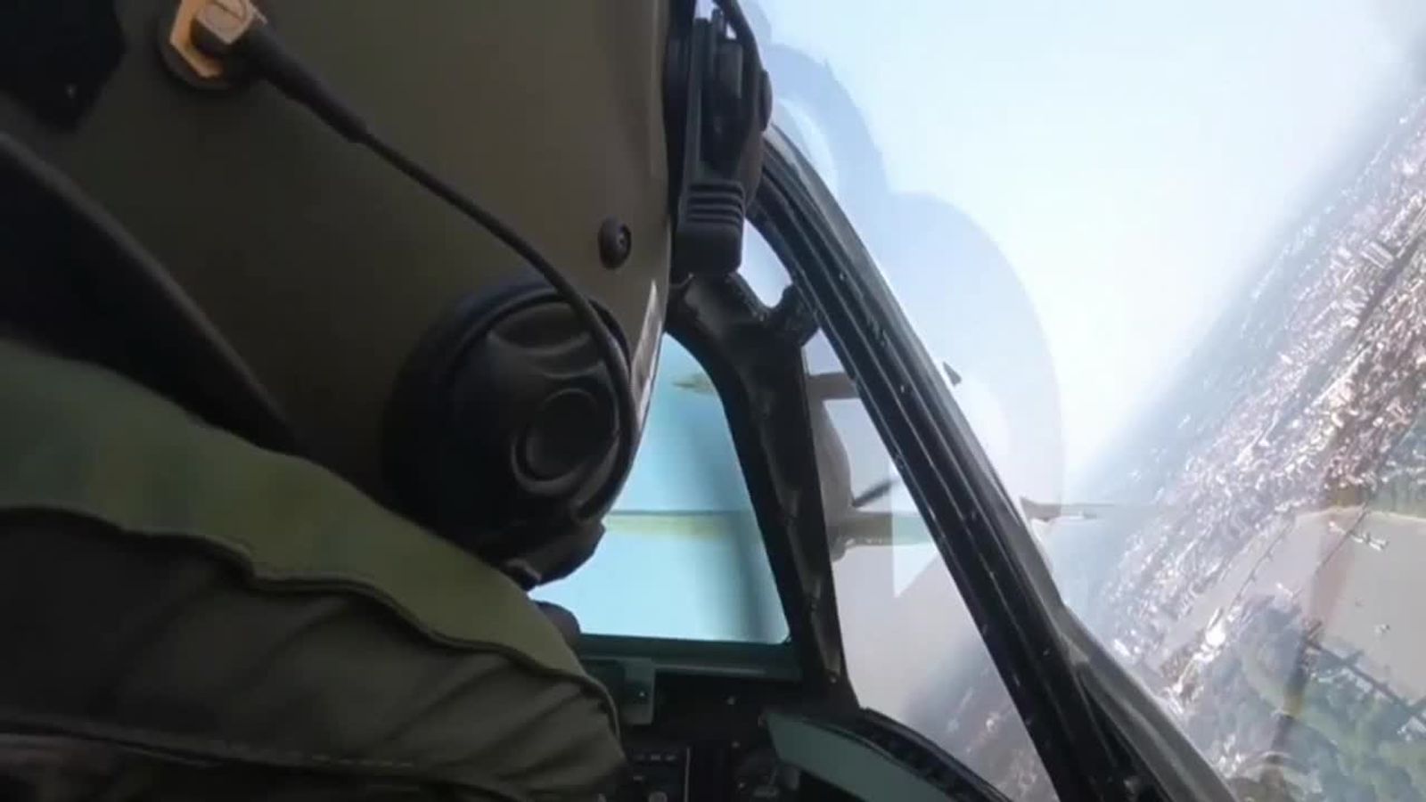 See London From The Cockpit Of An Raf Plane 