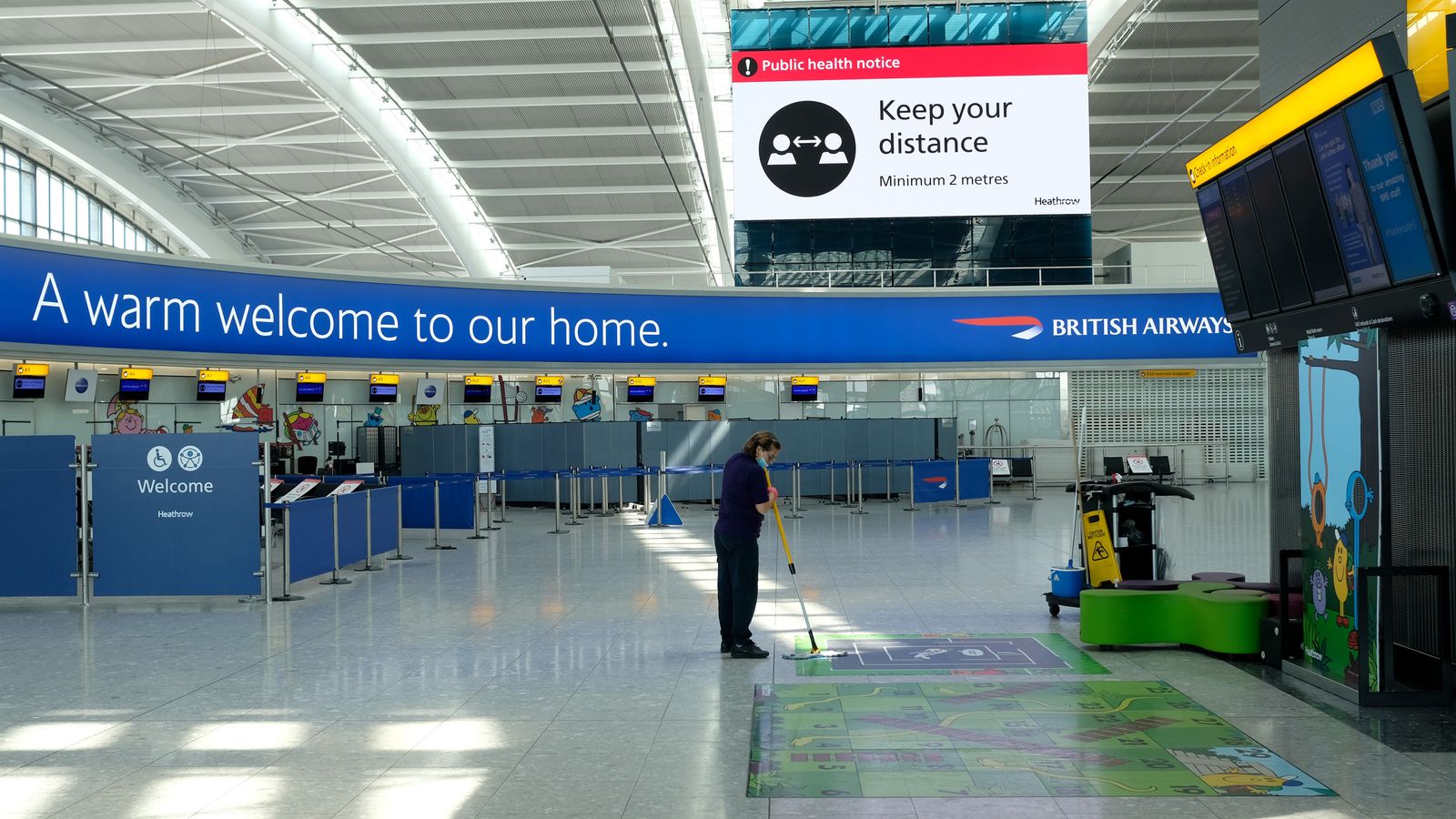 Coronavirus: 1,200 jobs at risk as Heathrow talks with unions stall | Business News