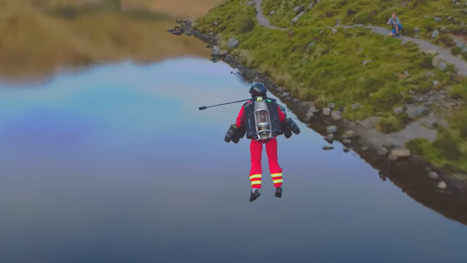 Jet pack paramedic suit tested in the Lake District that can get to