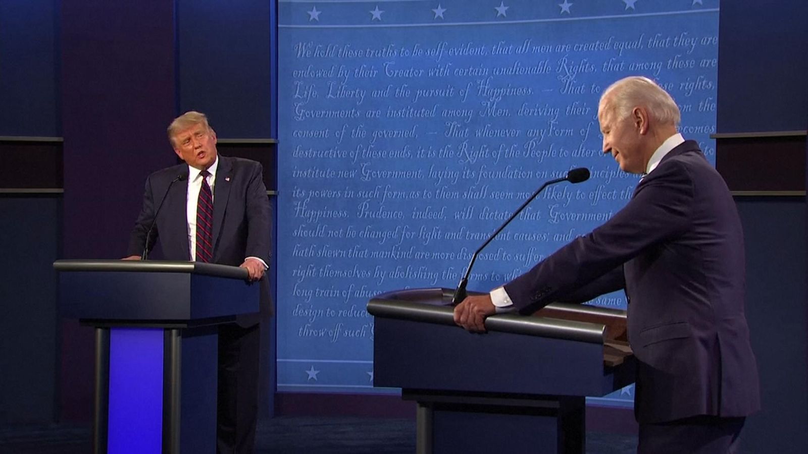 US election debate: Biden to Trump: 'Why don't you shut up, man?' | US ...