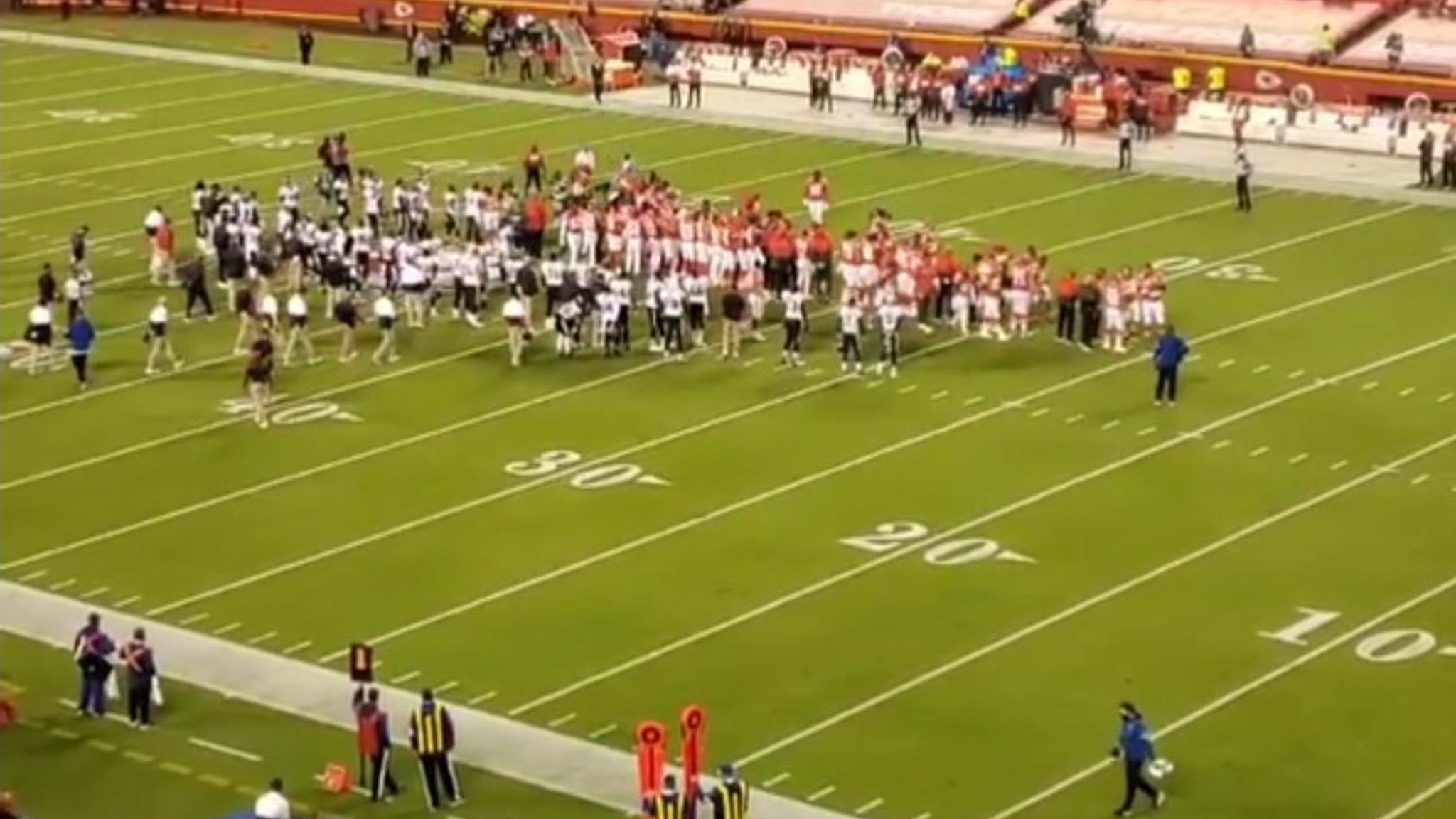 Kansas City Football Fans Booing During the Moment of Silence for